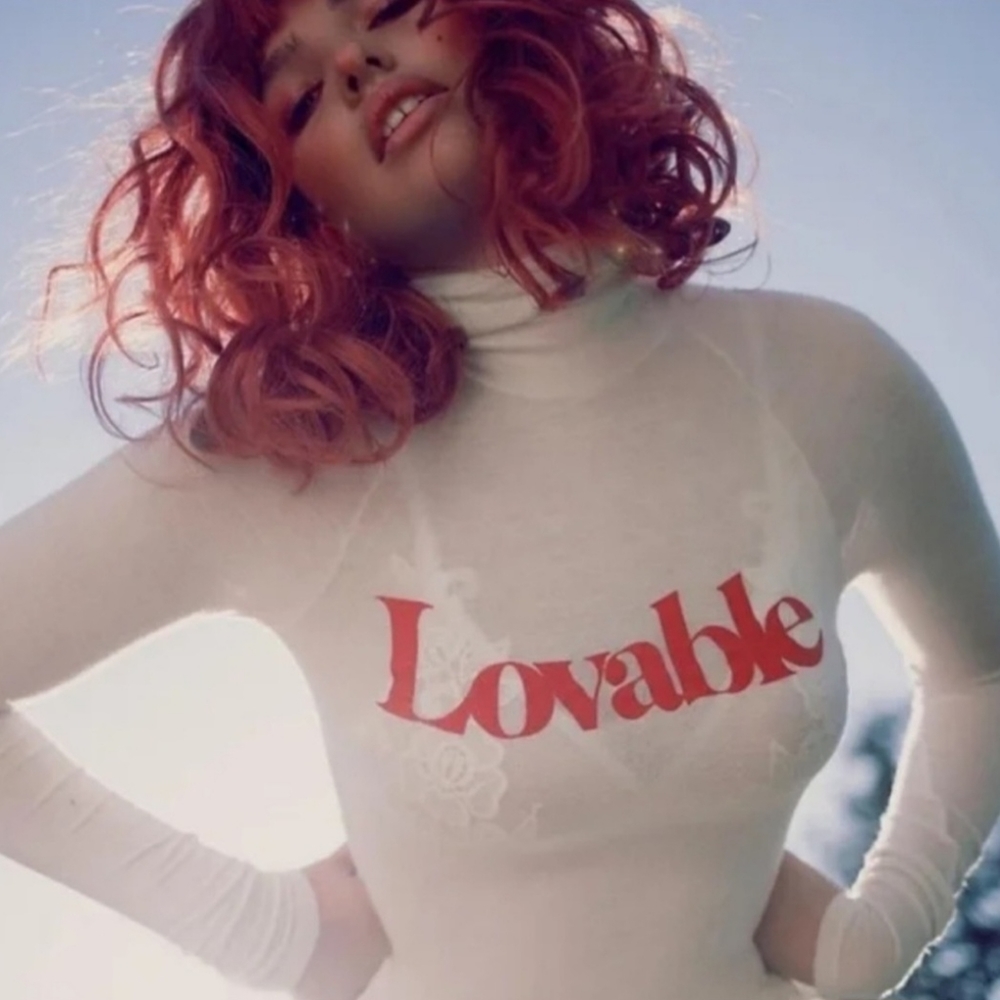 NWT Daydream Nation Lovable LS Turtleneck Tee size M